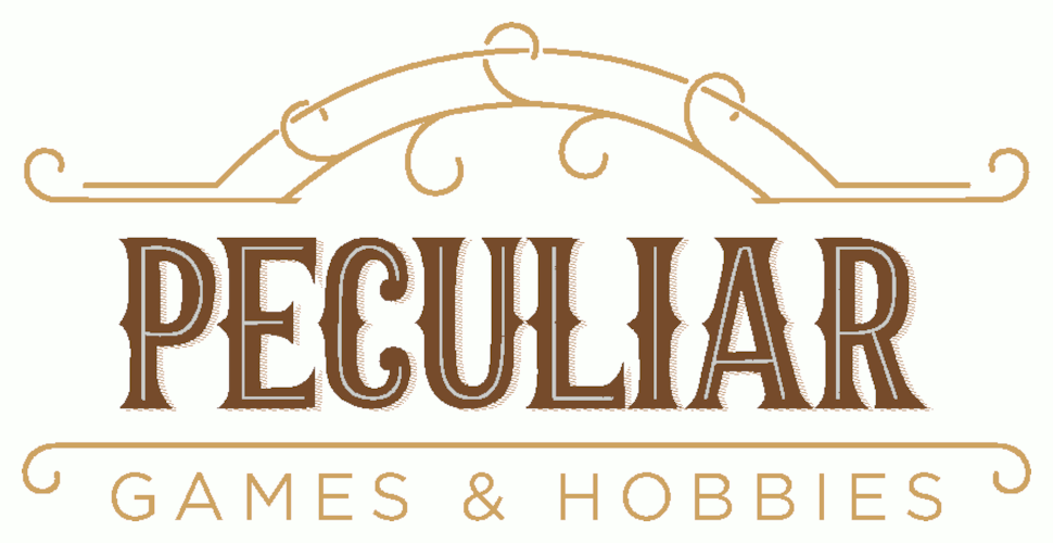 Peculiar Games and Hobbies Logo